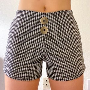 Houndstooth Shorts